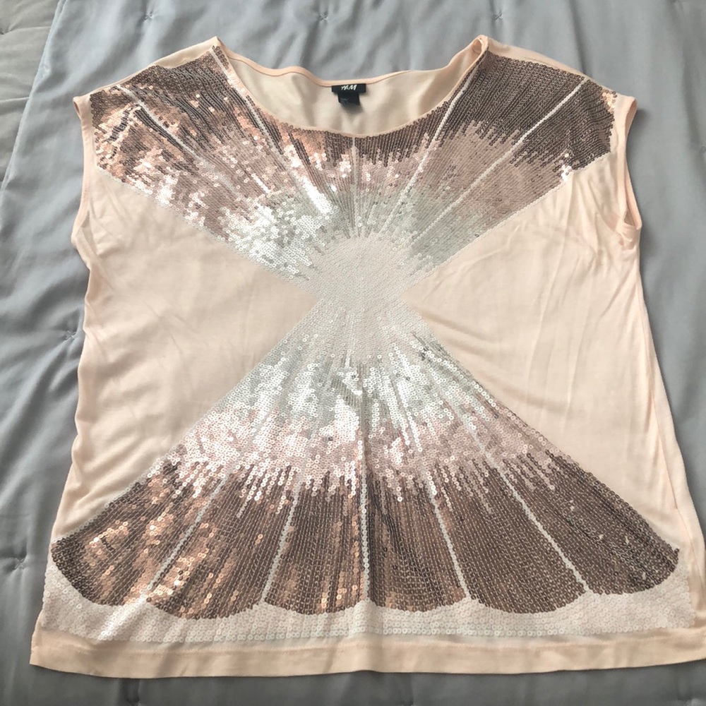 Flowy sequined top from H&M